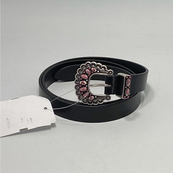 Isabel Marant Temoia Shell Buckle Leather Belt size 75/30” - Picture 3 of 11